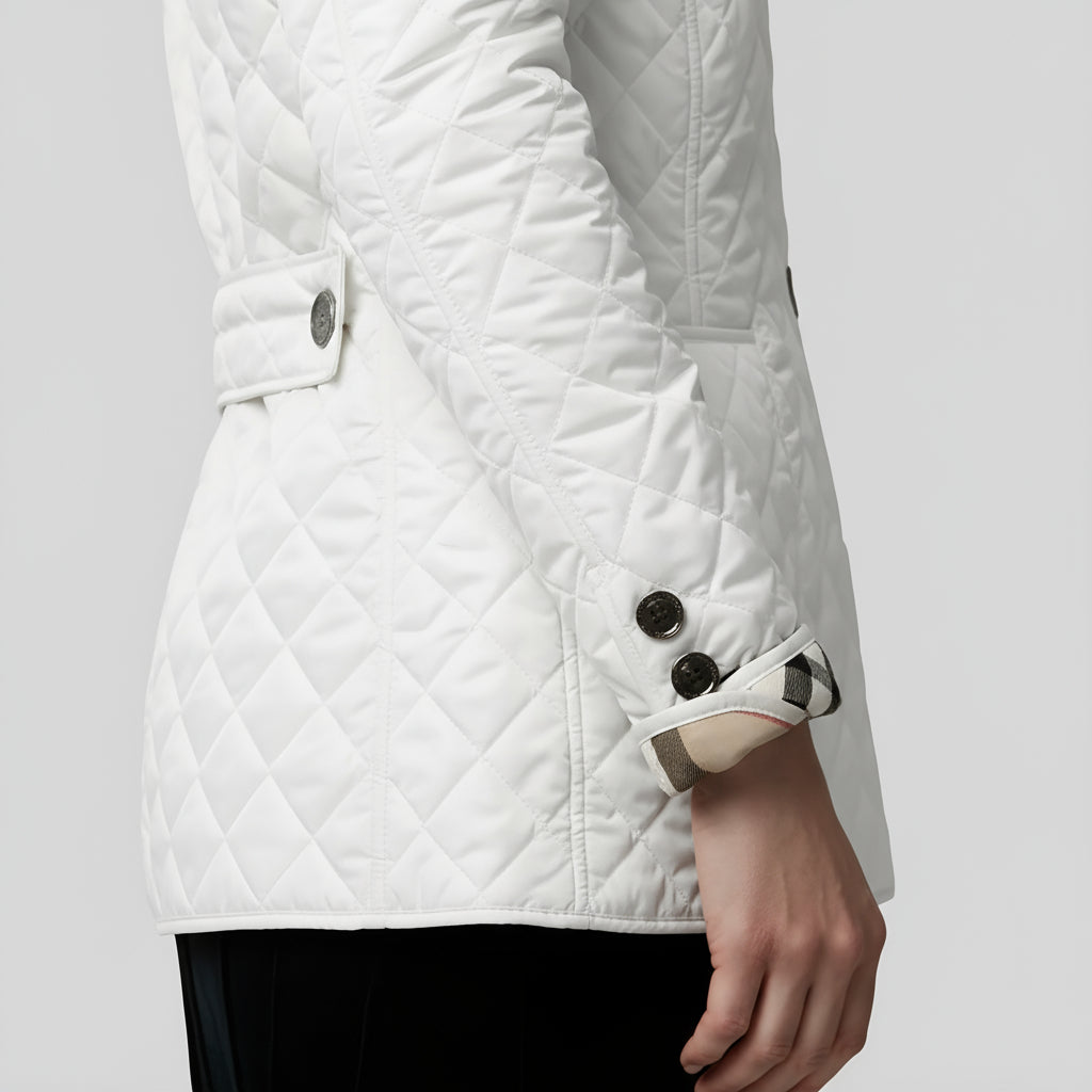 Verity | Casual Quilted Jacket with Turned-Down Collar