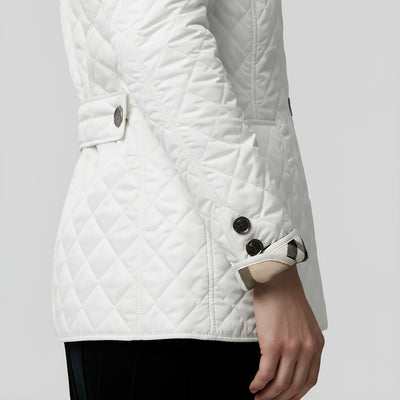 Verity | Casual Quilted Jacket with Turned-Down Collar