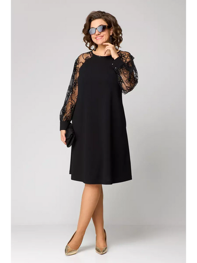 Rosie - Elegant Black Sexy Lace Dress
