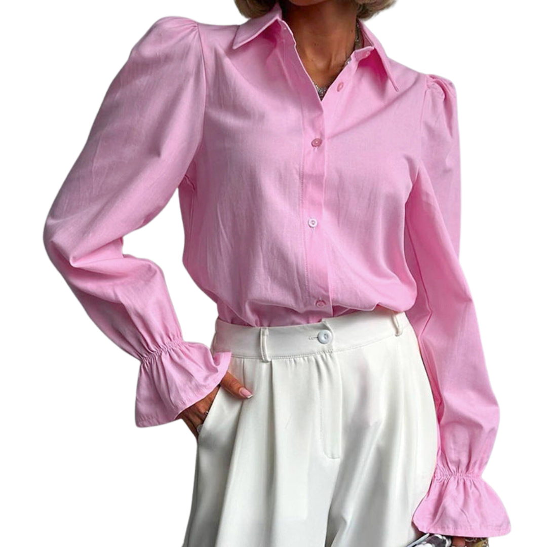 Esther | Classic Shirt with Puff Sleeves