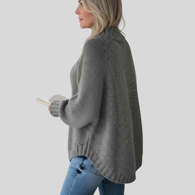 Pamella - Cable Knit Oversized Sweater