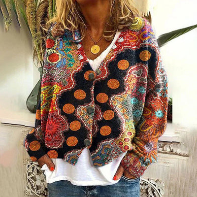 Laura | Colourful Comfortable Knitted Sweater