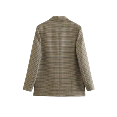 Odile | Classic Blazer in Houndstooth