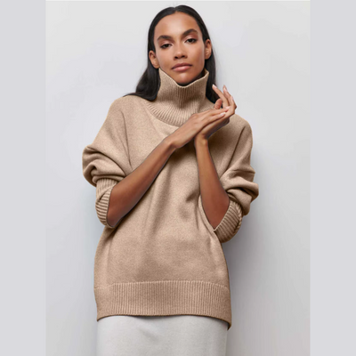 Marie | High Neck Sweater