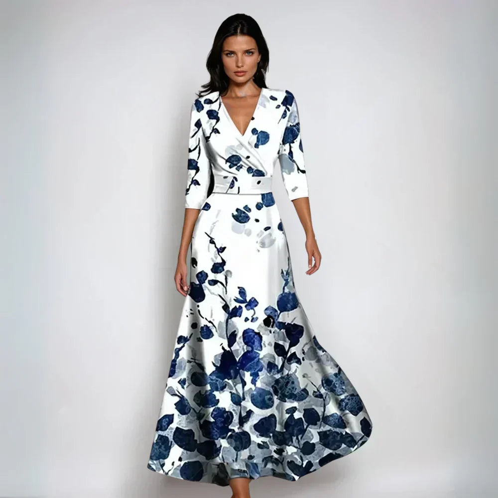 Clémence | Elegant Floral Knot Shirt