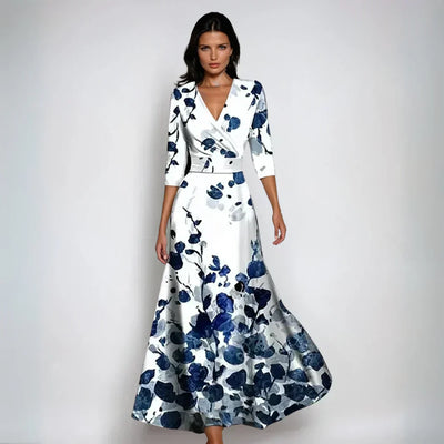 Clémence | Elegant Floral Knot Shirt