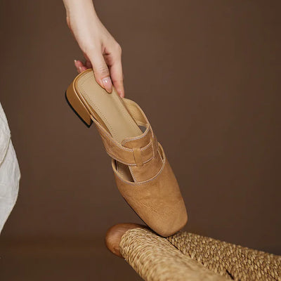 Andie Genuine Leather Mules