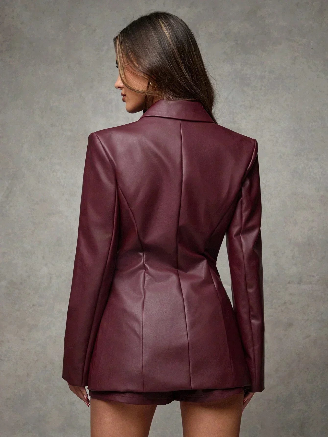 Marie-José | Leather Blazer