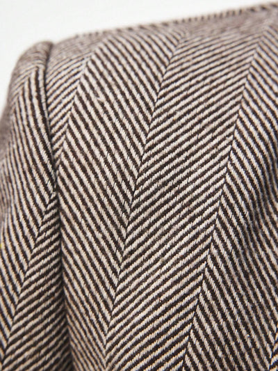 Nicole | Brown Café Blazer with Single Button
