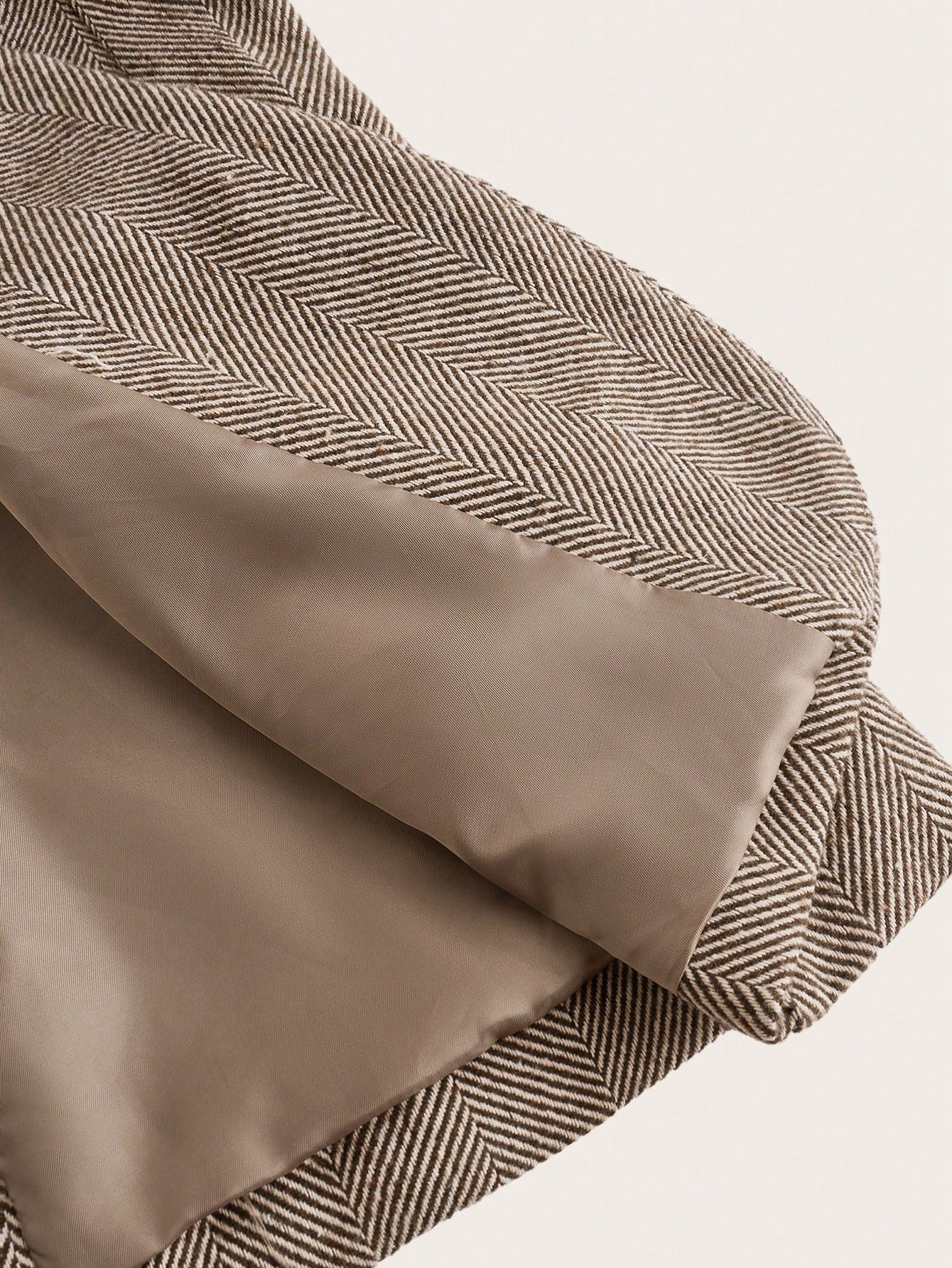 Nicole | Brown Café Blazer with Single Button