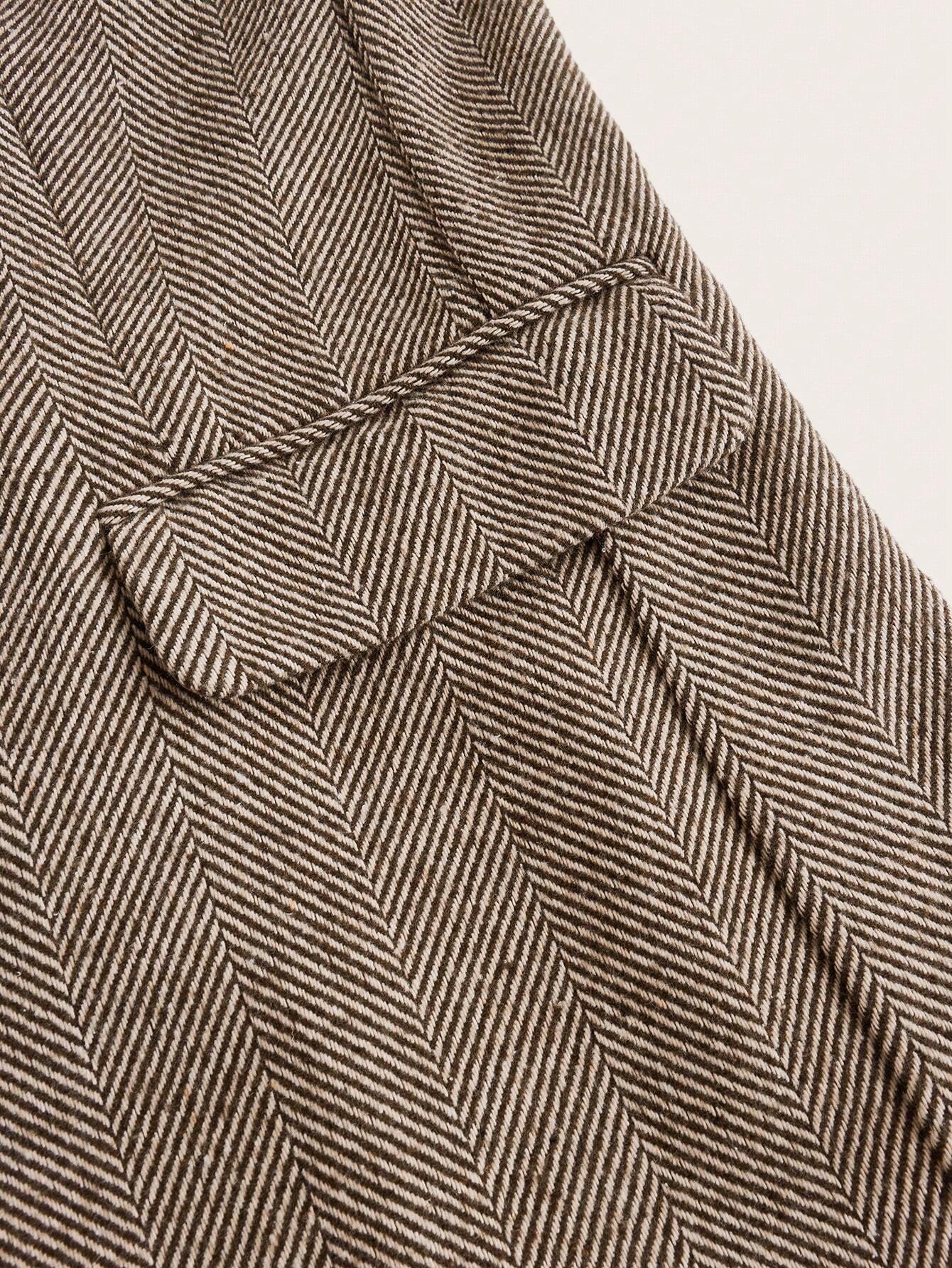 Nicole | Brown Café Blazer with Single Button