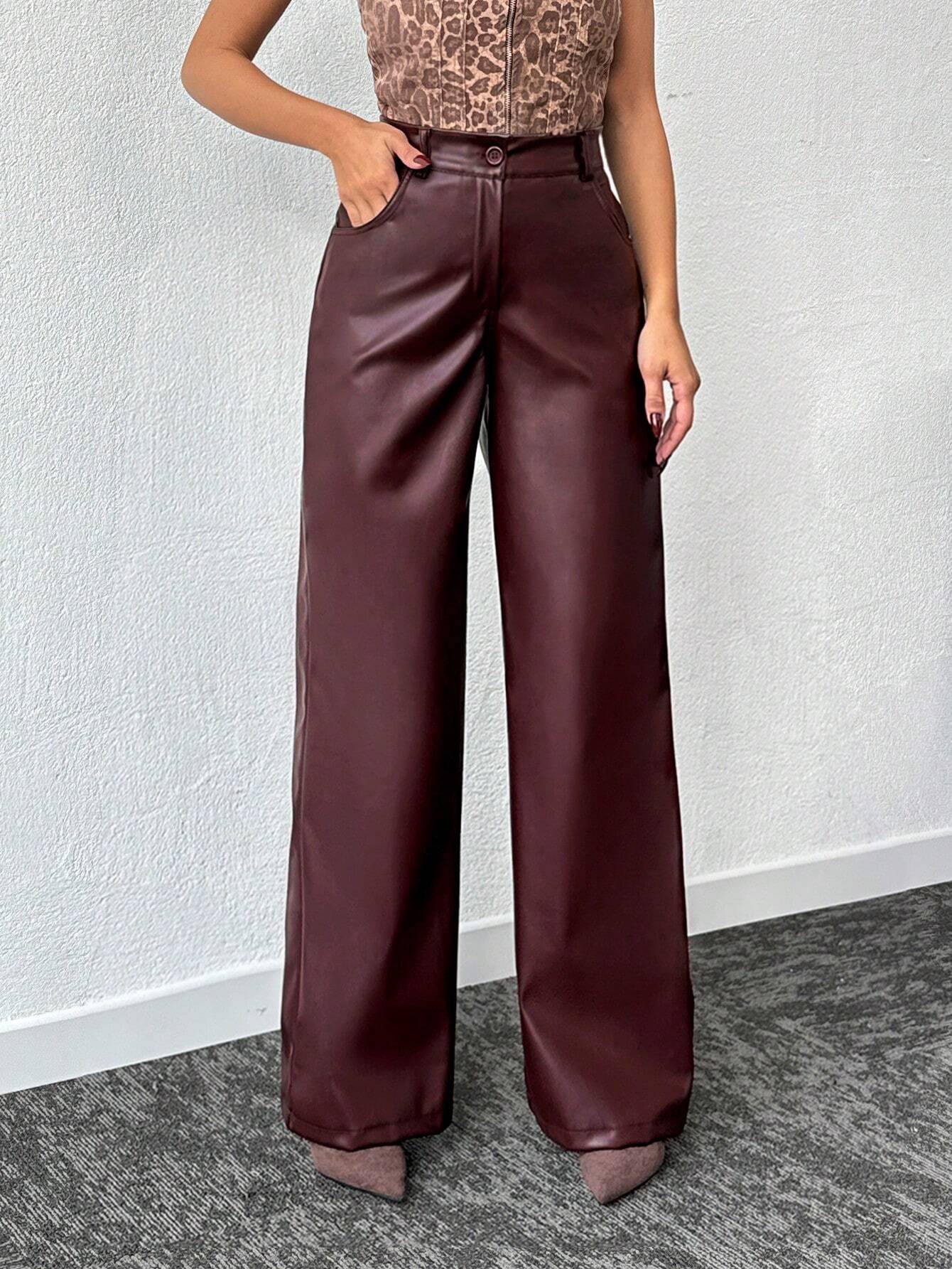 Bianca | Luxe Leather Trousers Bianca