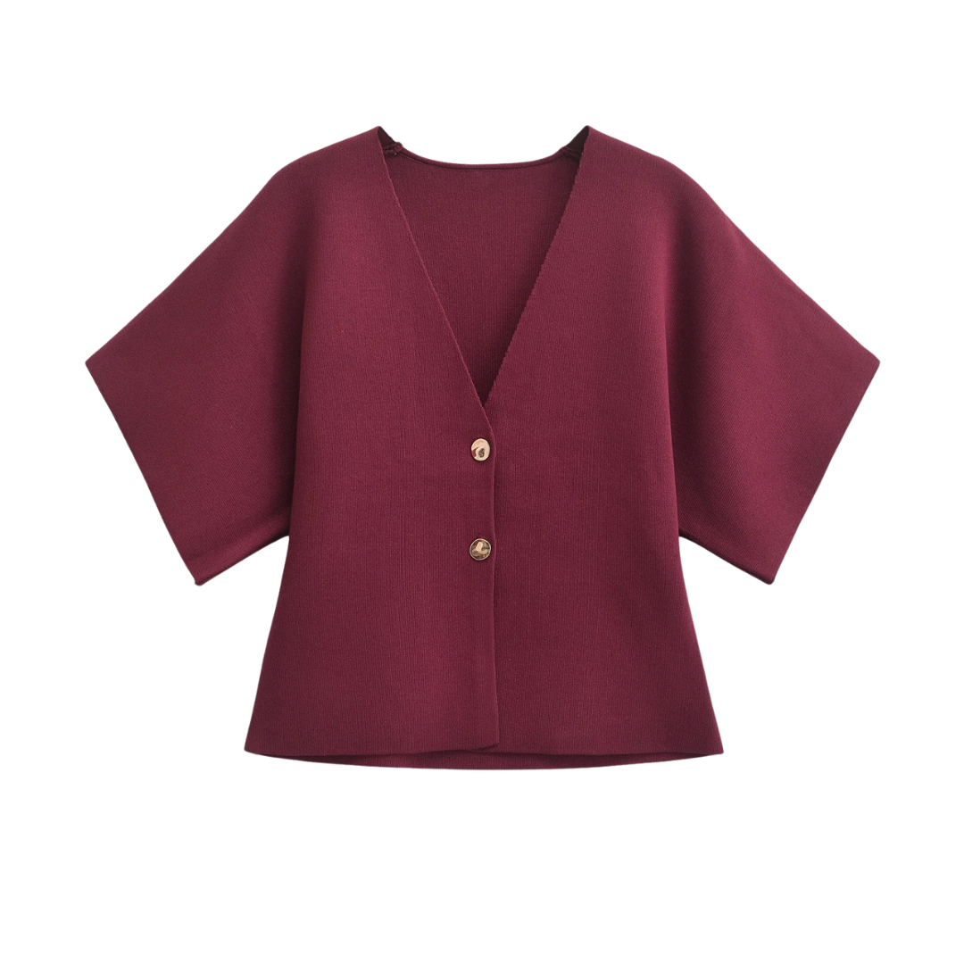 Francette | Minimalist Chic Button Blouse