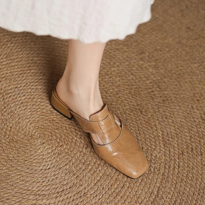 Andie Genuine Leather Mules