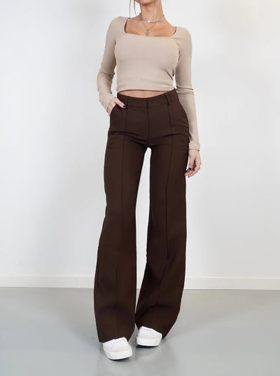 Virginie | Elegant and flattering wide trousers