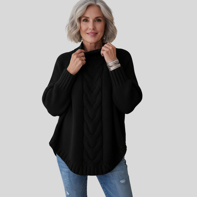 Pamella - Cable Knit Oversized Sweater