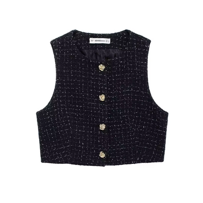Charlotte | The Luxurious Tweed Vest