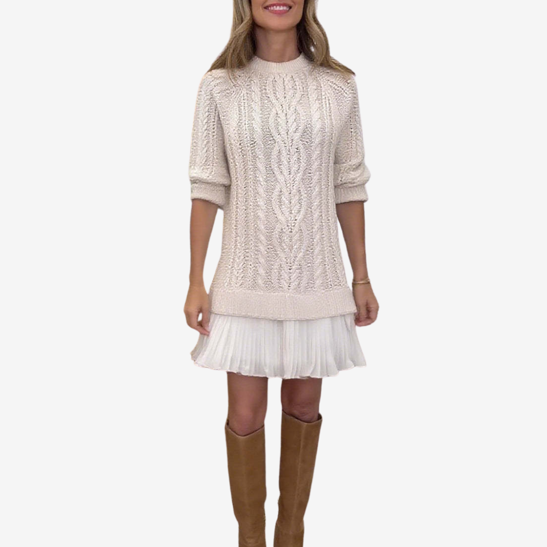 Margaret -  Knitted Sweater Dress