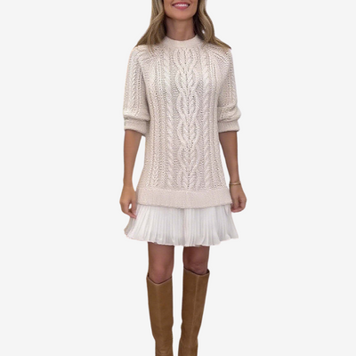 Margaret -  Knitted Sweater Dress