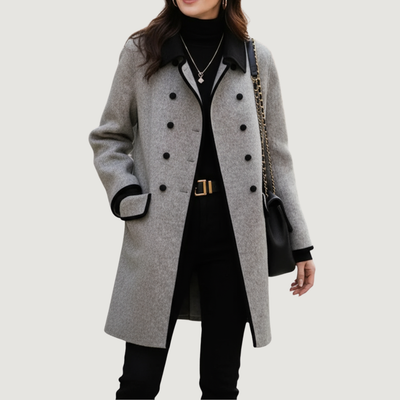 Harper | Elegant Long Wool Coat