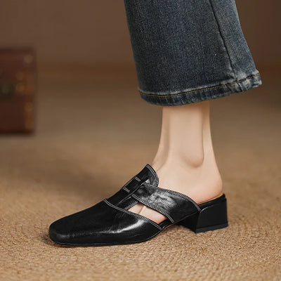 Andie Genuine Leather Mules