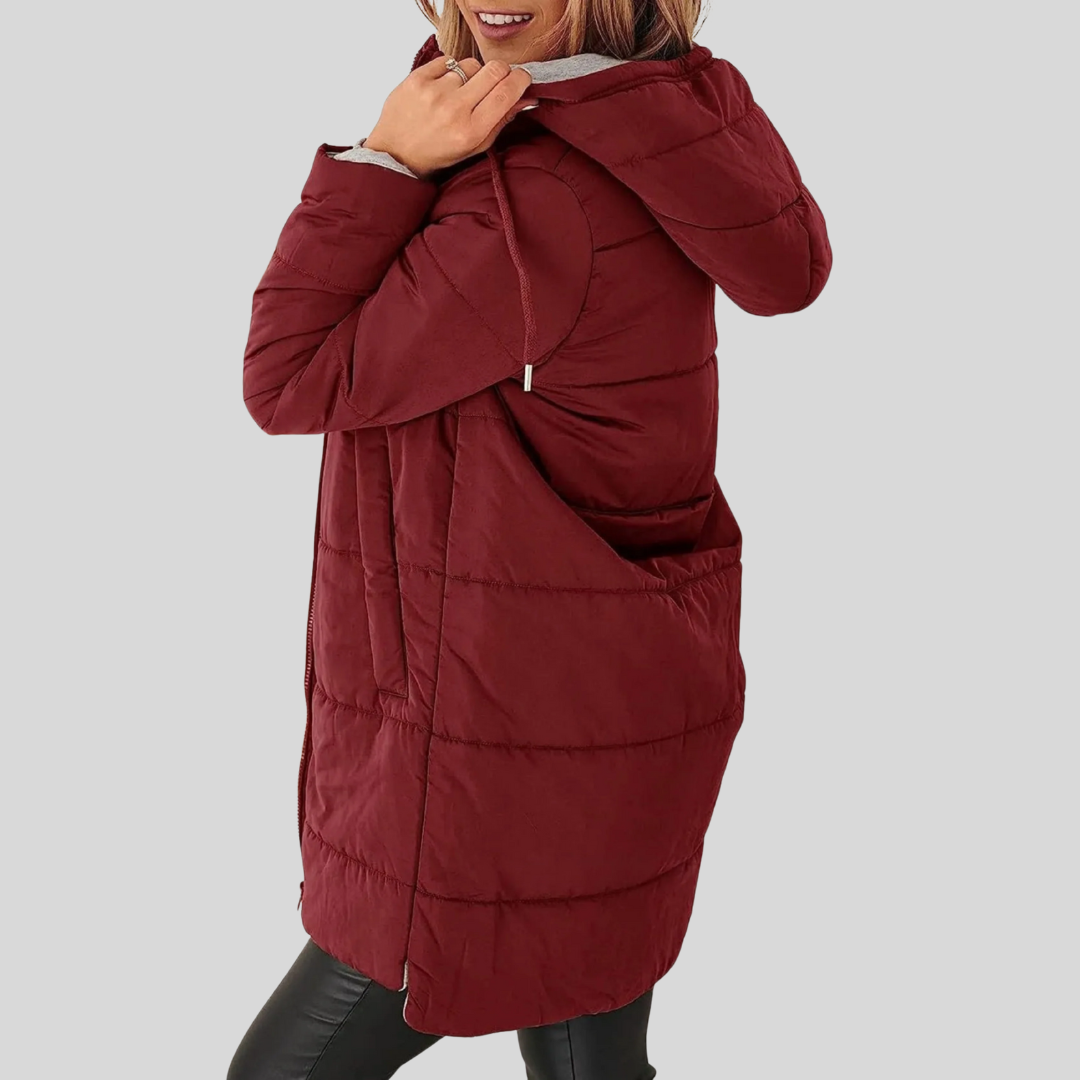 Naomi - Casual Hooded Puffer Down Jacket