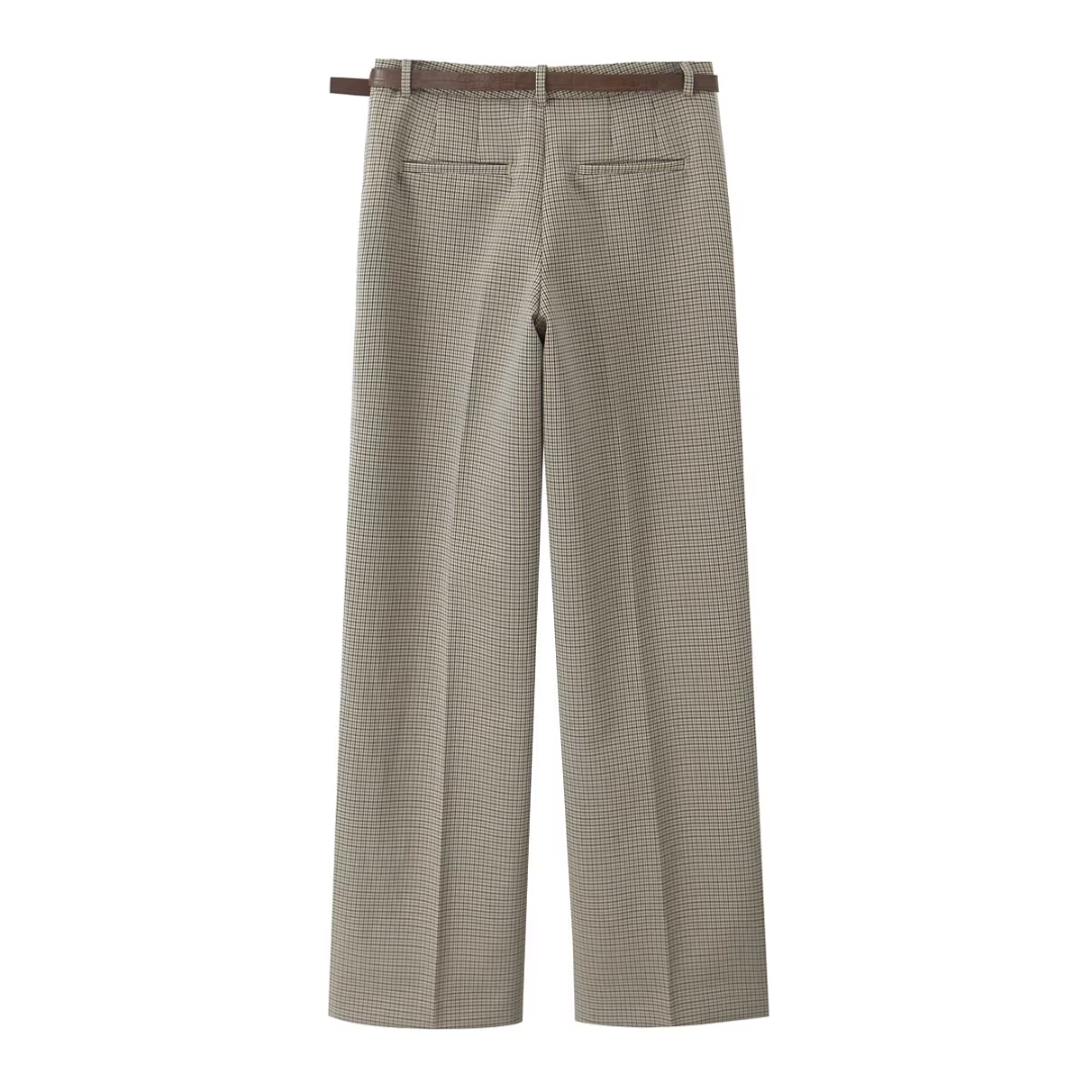 Victoire | The Classic Check Trousers