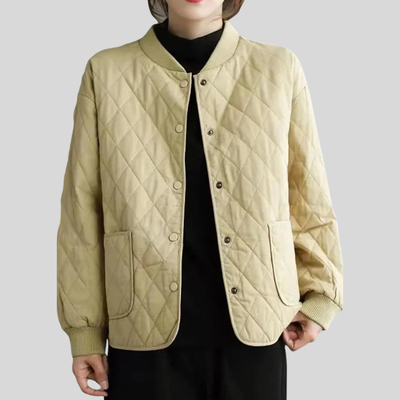 Adoria | Lightweight Quilted Short Jacket with Crewneck