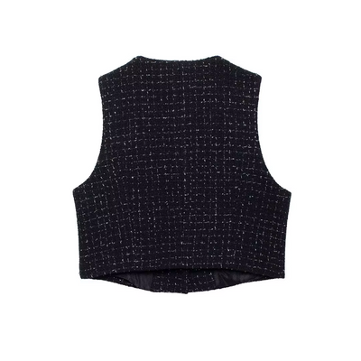 Charlotte | The Luxurious Tweed Vest