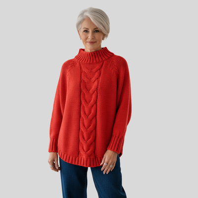 Pamella - Cable Knit Oversized Sweater