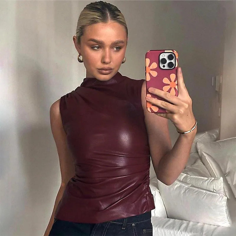 Julia | Bordeaux Blouse