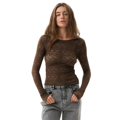 Camille | The Transparent Lace Blouse