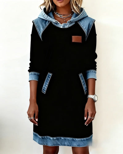 Pascalina - Denim Dress with Hood