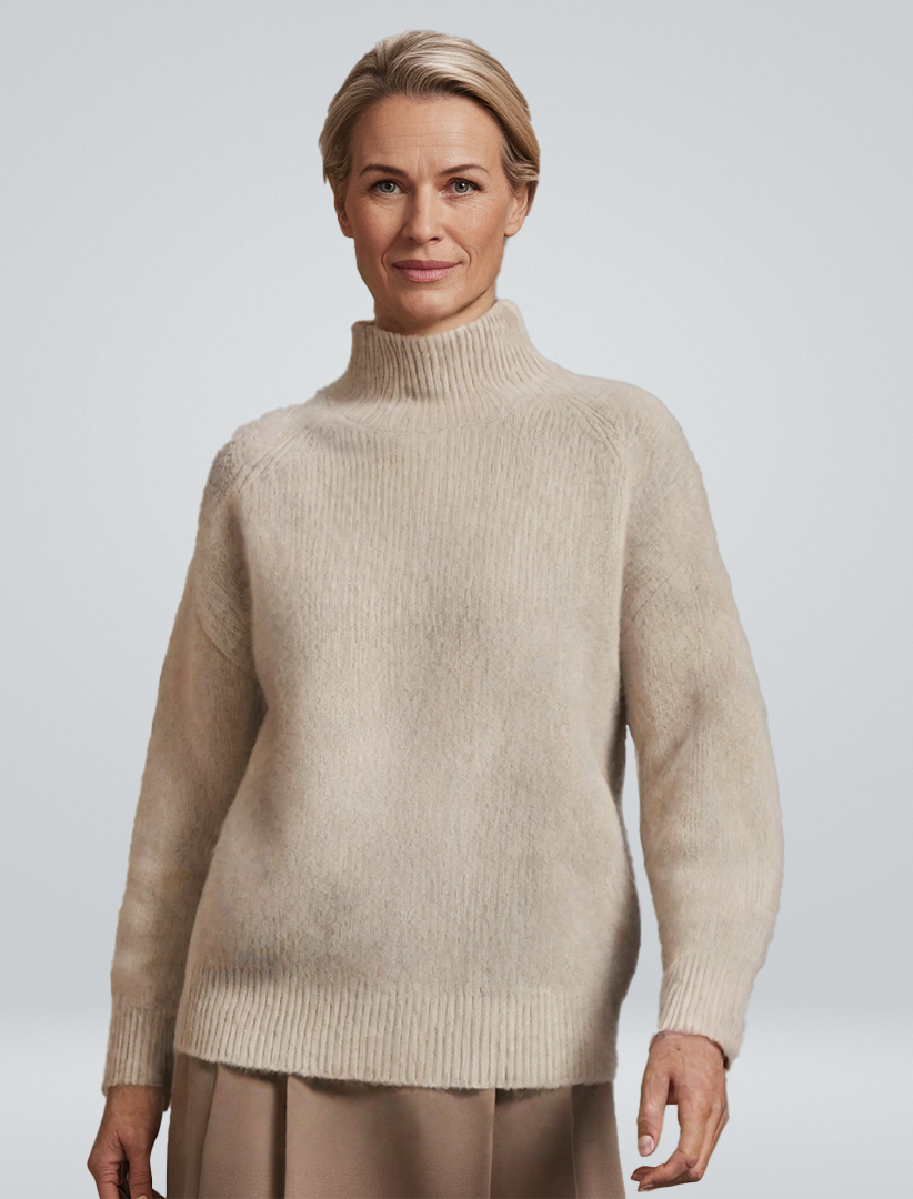 Faustina | Comfortable Roll Neck Sweater