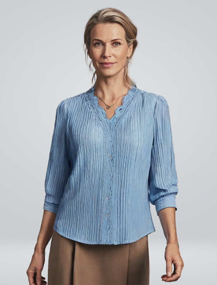 Josette | Blouse with Lace Details