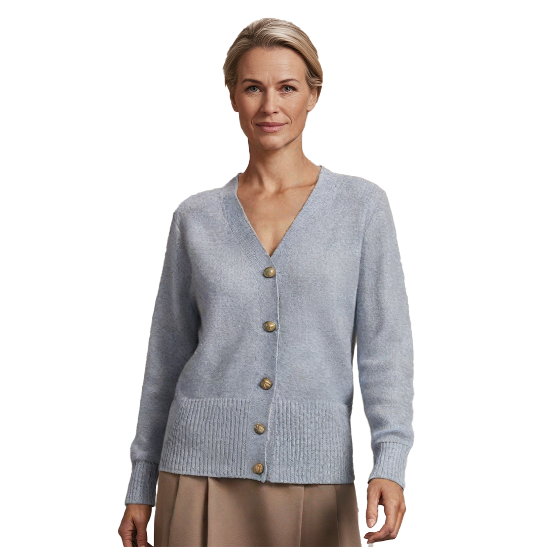 Géraldine | Gilet with Heart-Shaped Buttons