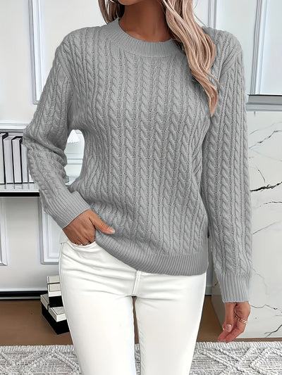 Bernila – Ladies' Cable Knit Jumper