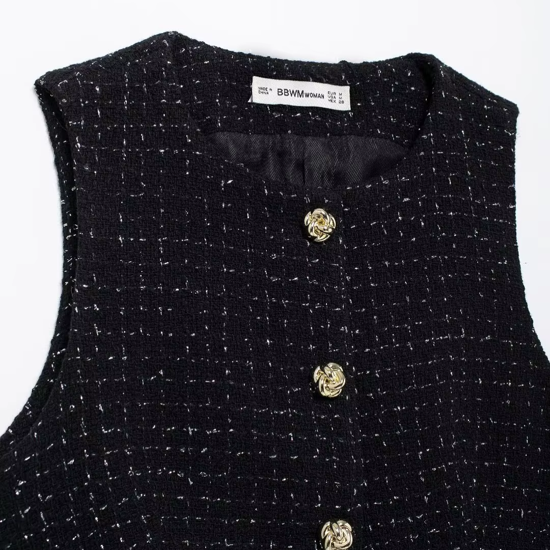Charlotte | The Luxurious Tweed Vest