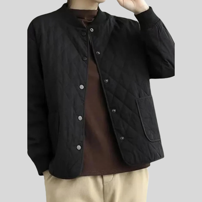 Adoria | Lightweight Quilted Short Jacket with Crewneck