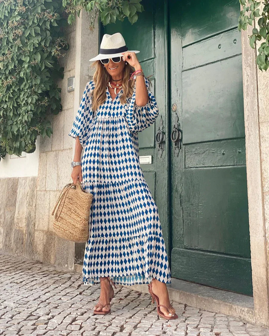 Elin | Maxi Dress in Boho Cotton