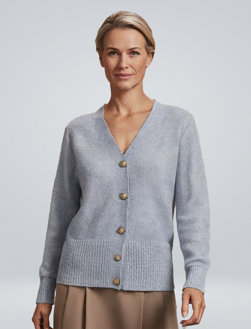 Géraldine | Gilet with Heart-Shaped Buttons