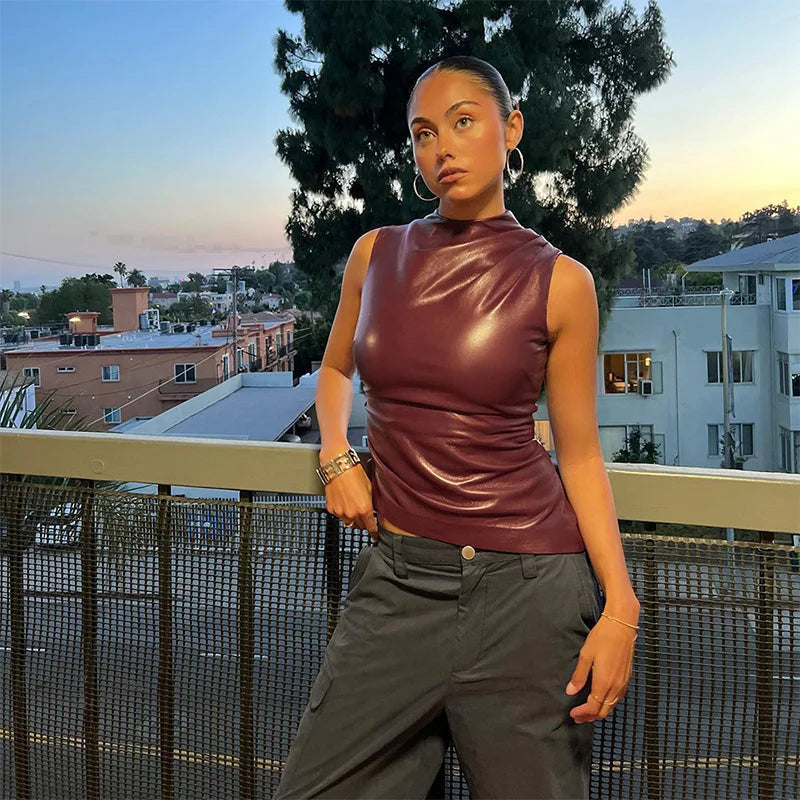 Julia | Bordeaux Blouse