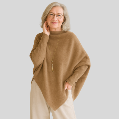 Margaret – Effortless Elegance Oversized Poncho