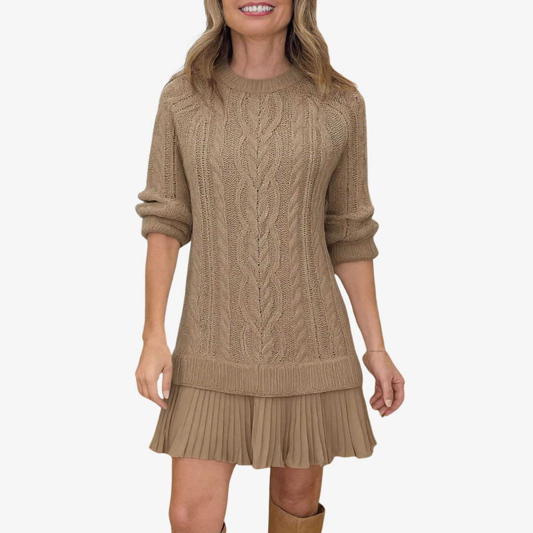 Margaret -  Knitted Sweater Dress