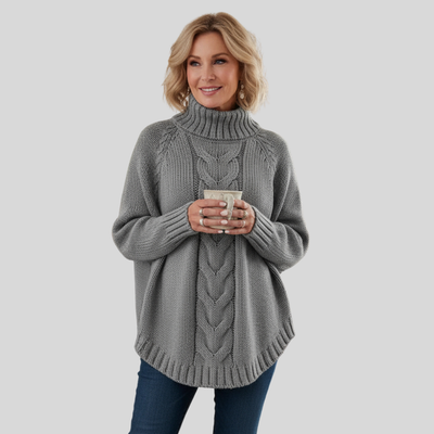 Pamella - Cable Knit Oversized Sweater