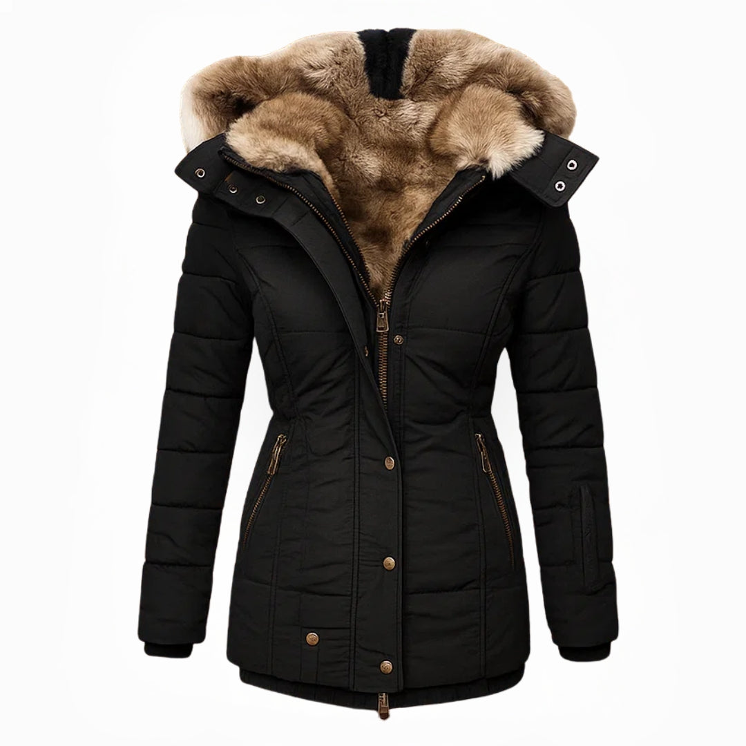 Anne | Warm winter coat with soft fur lining