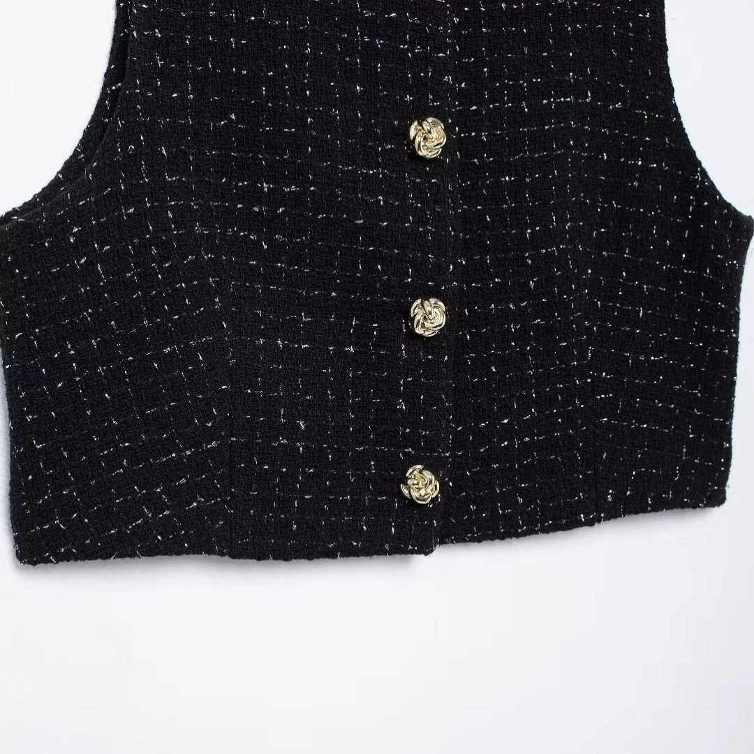 Charlotte | The Luxurious Tweed Vest