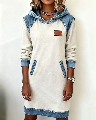 Pascalina - Denim Dress with Hood
