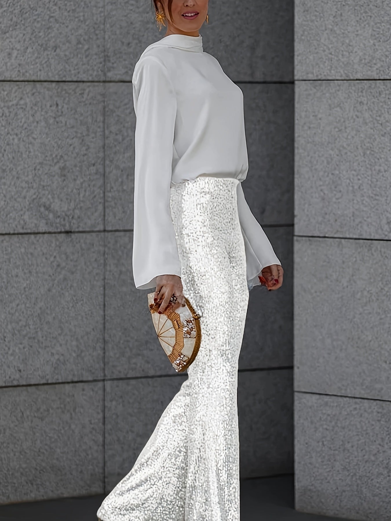 Bénédicte | Elegant Trousers with Sequins