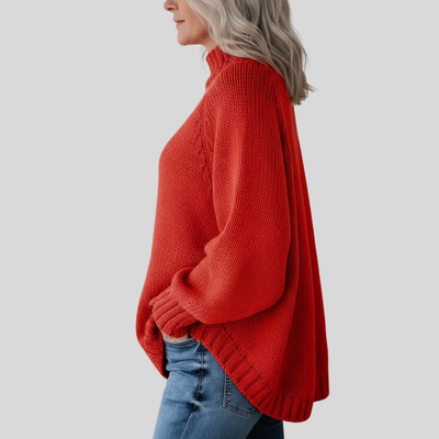 Pamella - Cable Knit Oversized Sweater